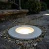 Faretti Da Esterno-Top Light capri faretto da esterno incasso pavimento grigio calpestabile anti corrosione