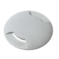 Faretti Da Esterno-Top Light capri grigio faretto rotondo da esterno per incasso pavimento calpestabile ip67