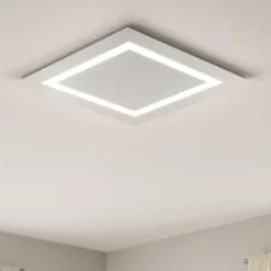 Plafoniere Moderne-Top Light carpet bianco plafoniera design quadrato