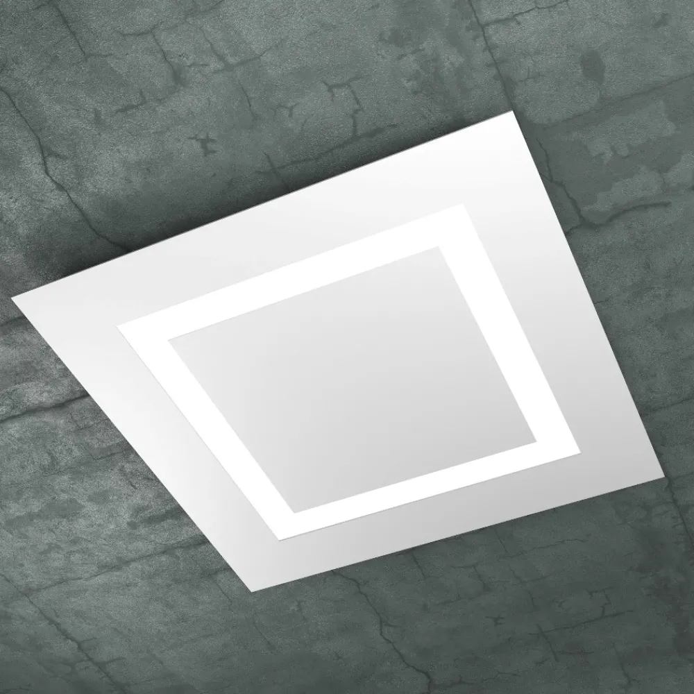 Plafoniere Moderne-Top Light carpet bianco plafoniera moderna