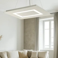 Lampadari Moderni-Top Light carpet lampadario design moderno bianco per ufficio