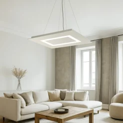 Lampadari Moderni-Top Light carpet lampadario design moderno bianco per ufficio