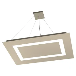 Lampadari Moderni-Top Light Toplight carpet lampadario 91w sabbia per soggiorno moderno rettangolare
