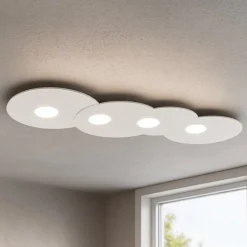 Plafoniere Moderne-Top Light Toplight cloud plafoniera bianca design moderna
