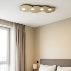 Plafoniere Moderne-Top Light cloud plafoniera cucina moderna sabbia
