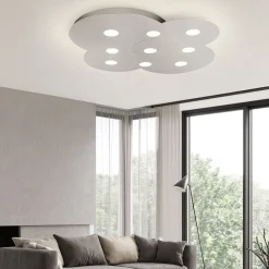 Plafoniere Moderne-Top Light Toplight cloud plafoniera design moderna grigio