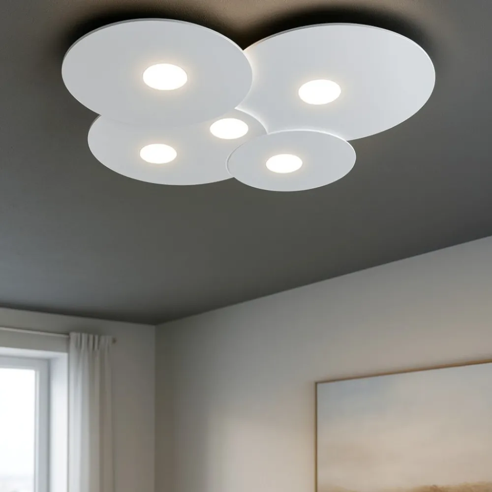 Plafoniere Moderne-Top Light cloud plafoniera moderna bianca