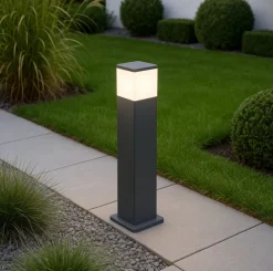 Lampioni Da Giardino-Top Light como lampioncino da giardino moderno grigio 50cm ip65