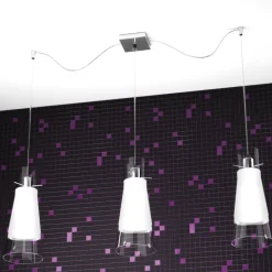Lampadari Cucina-Top Light Toplight cone lampadario per isola cucina 3 luci