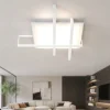Plafoniere Moderne-Top Light Toplight cross plafoniera medium da cucina bianca design rettangolare