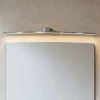 Applique Da Bagno-Top Light Toplight curved applique specchio da bagno cromo 4000k