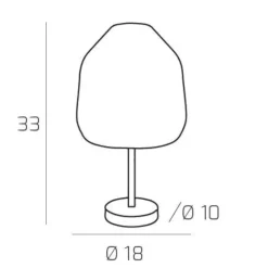 Abat Jour-Top Light Toplight double skin abat-jour camera da letto moderna
