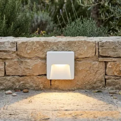 Segnapasso Led-Top Light extra segnapasso bianco da esterno a parete led 3w cct ip65