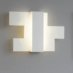 Applique Da Parete-Top Light Toplight flight applique led 3000k e 4000k bianca moderna per soggiorno