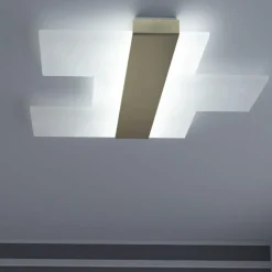 Plafoniere Moderne-Top Light Toplight flight plafoniera camera da letto led 30w colore oro