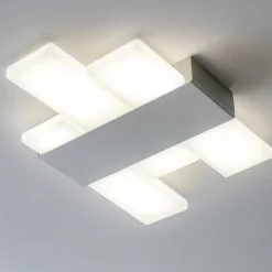 Plafoniere Moderne-Top Light Toplight flight plafoniera per camera da letto led 3000k 4000k silver