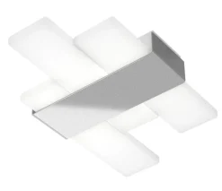 Plafoniere Moderne-Top Light Toplight flight plafoniera per camera da letto led 3000k 4000k silver