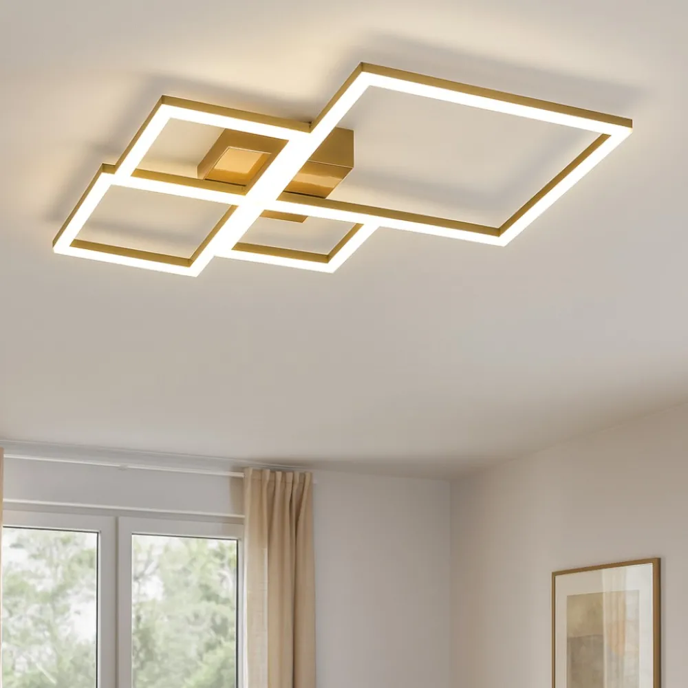 Plafoniere Moderne-Top Light four squares plafoniera 120w 3000k 4000k moderna
