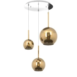 Lampadari Moderni-Top Light Toplight future lampadario moderno vetri oro