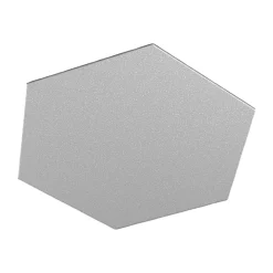 Accessori-Top Light hexagon placca metallo decorativa metallo grigio