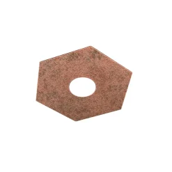 Plafoniere Moderne-Top Light hexagon plafoniera foglia rame esagonale