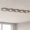 Plafoniere Moderne-Top Light hexagon plafoniera antracite esagonale moderna