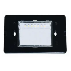 Segnapasso Led-Top Light intro nero segnapasso da incasso a parete per esterno led cct ip65