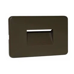 Segnapasso Led-Top Light intro segnapasso led da incasso a parete marrone per esterno ip65