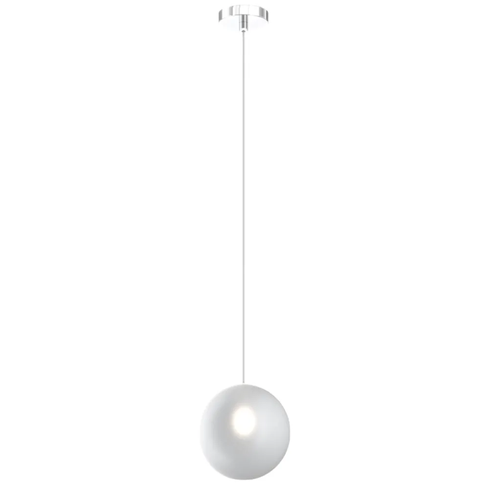 Lampade A Sospensione-Top Light Toplight lampada a sospensione moderna sfera bianca