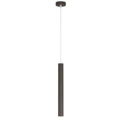 Lampade A Sospensione-Top Light Toplight lampada a sospensione cilindro per isola cucina marrone