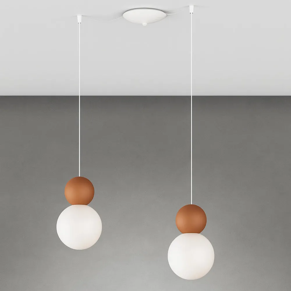 Lampadari Cucina-Top Light lampadario da cucina cottage due luci decentrate terra rossa