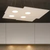 Lampadari Cucina-Top Light Toplight lampadario led per cucina plate bianco design