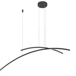 Lampadari Moderni-Top Light lampadario moderno kawaii nero per soggiorno 43w cct dimmerabile