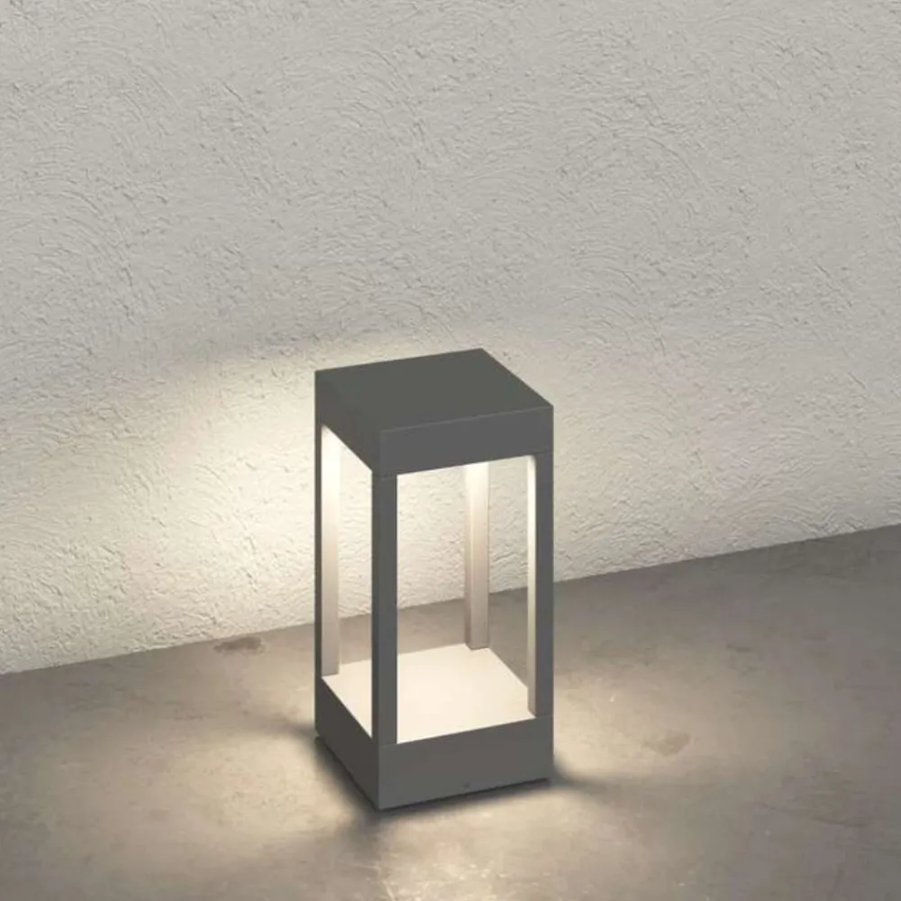 Lampioni Da Giardino-Top Light lampioncino da giardino monaco antracite led 10w 3000k ip54