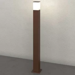 Lampioni Da Giardino-Top Light lampione corten da giardino nizza moderno ip44