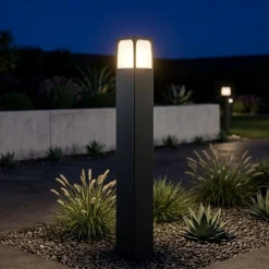 Lampioni Da Giardino-Top Light lampione york da giardino 80cm moderno antracite