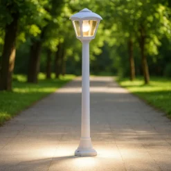 Lampioni Da Giardino-Top Light lerici lampione da giardino anti corrosione lanterna grigia