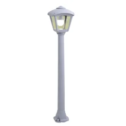 Lampioni Da Giardino-Top Light lerici lampione da giardino anti corrosione lanterna grigia