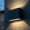 Applique Da Esterno-Top Light lima applique per esterno antracite led 10w cct