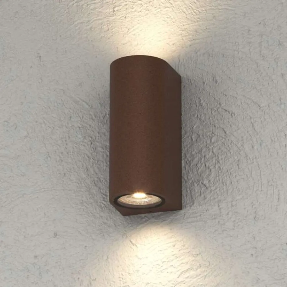 Applique Da Esterno-Top Light lione applique corten da esterno moderna ip65