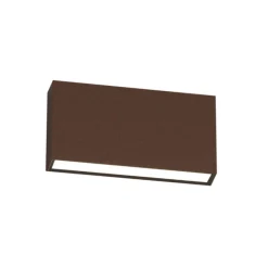Applique Da Esterno-Top Light madrid applique corten per esterni led 10w cct