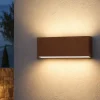Applique Da Esterno-Top Light madrid applique da esterno moderna corten led 20w cct biemissione