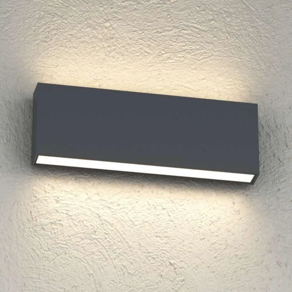 Applique Da Esterno-Top Light madrid applique da esterno antracite led 20w cct ip65