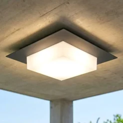 Plafoniere Da Esterno-Top Light miami plafoniera da esterno quadrata antracite moderna