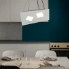 Lampadari Cucina-Top Light Toplight note lampadario bianco per cucina moderna