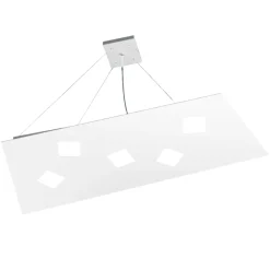 Lampadari Moderni-Top Light Toplight note lampadario bianco moderno particolare per ufficio