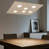 Lampadari Moderni-Top Light note lampadario led bianco moderno per soggiorno