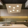 Lampadari Cucina-Top Light note sabbia lampadario led per cucina moderna