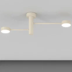 Plafoniere Moderne-Top Light octopus sabbia plafoniera da soffitto moderna due luci orientabili