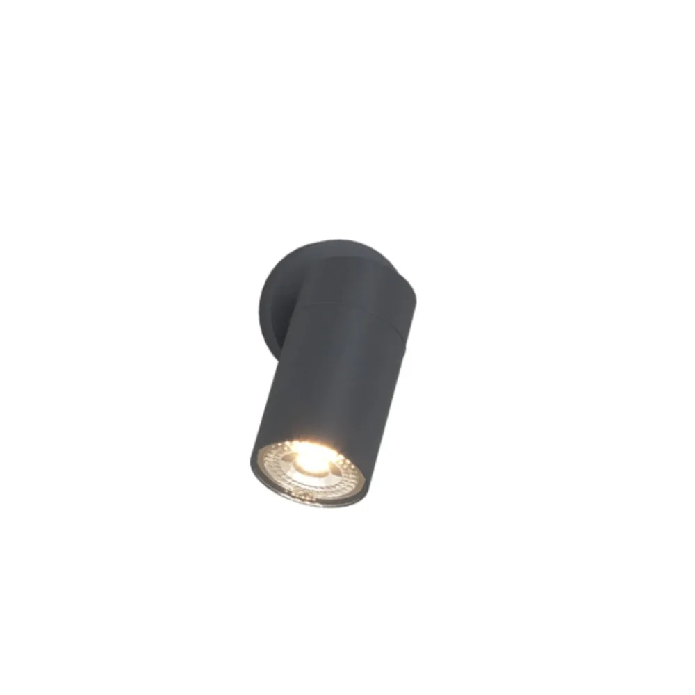 Faretti Da Esterno-Top Light oslo faretto da esterno antracite luce orientabile ip65